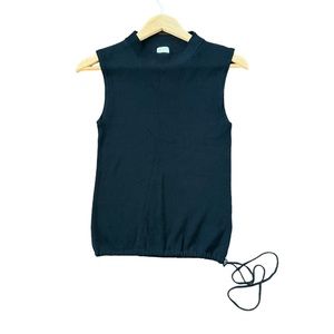 Mantles Lightweight Sleeveless Mockneck Turtleneck